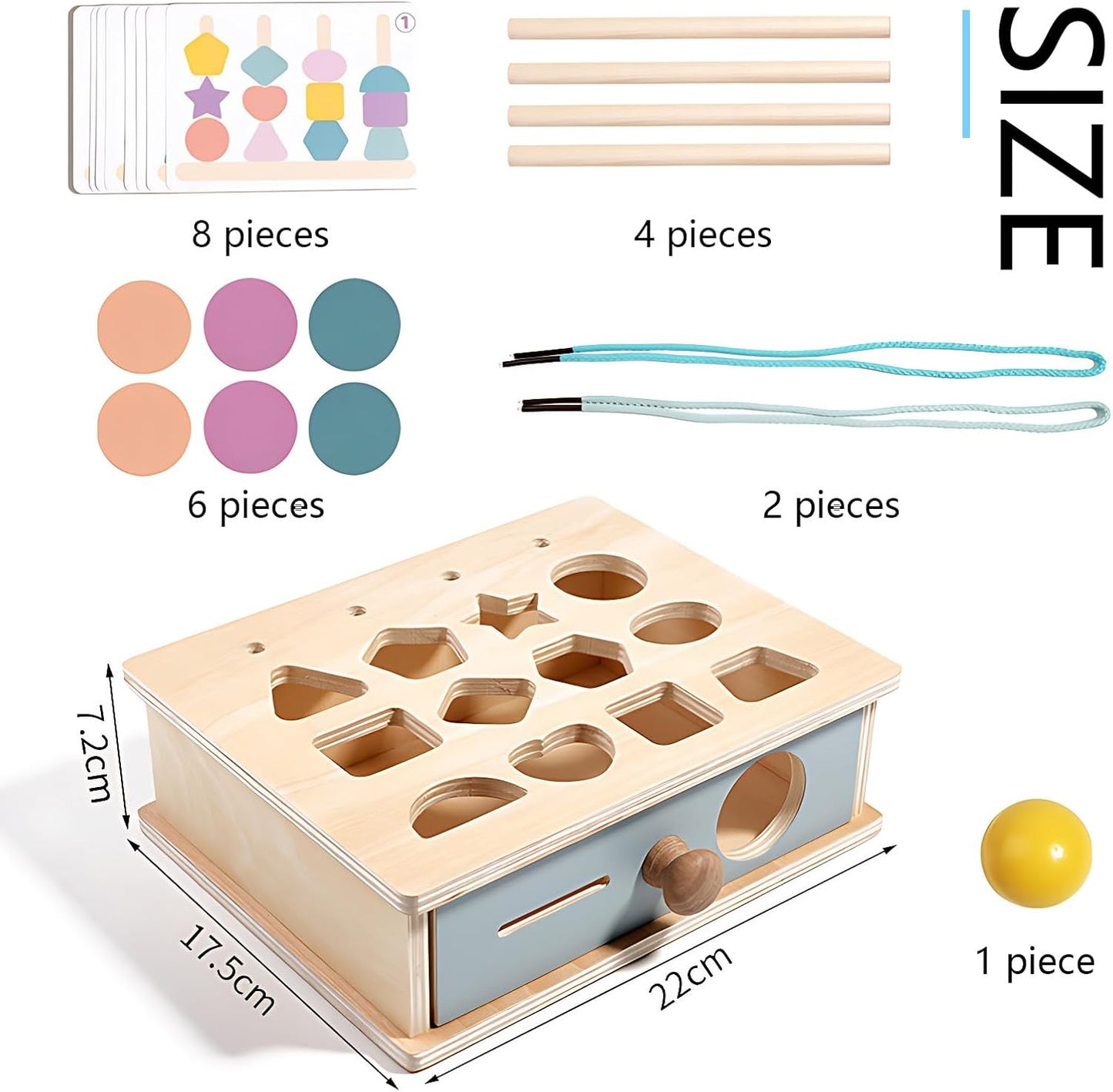Stapelspielzeug aus Holz