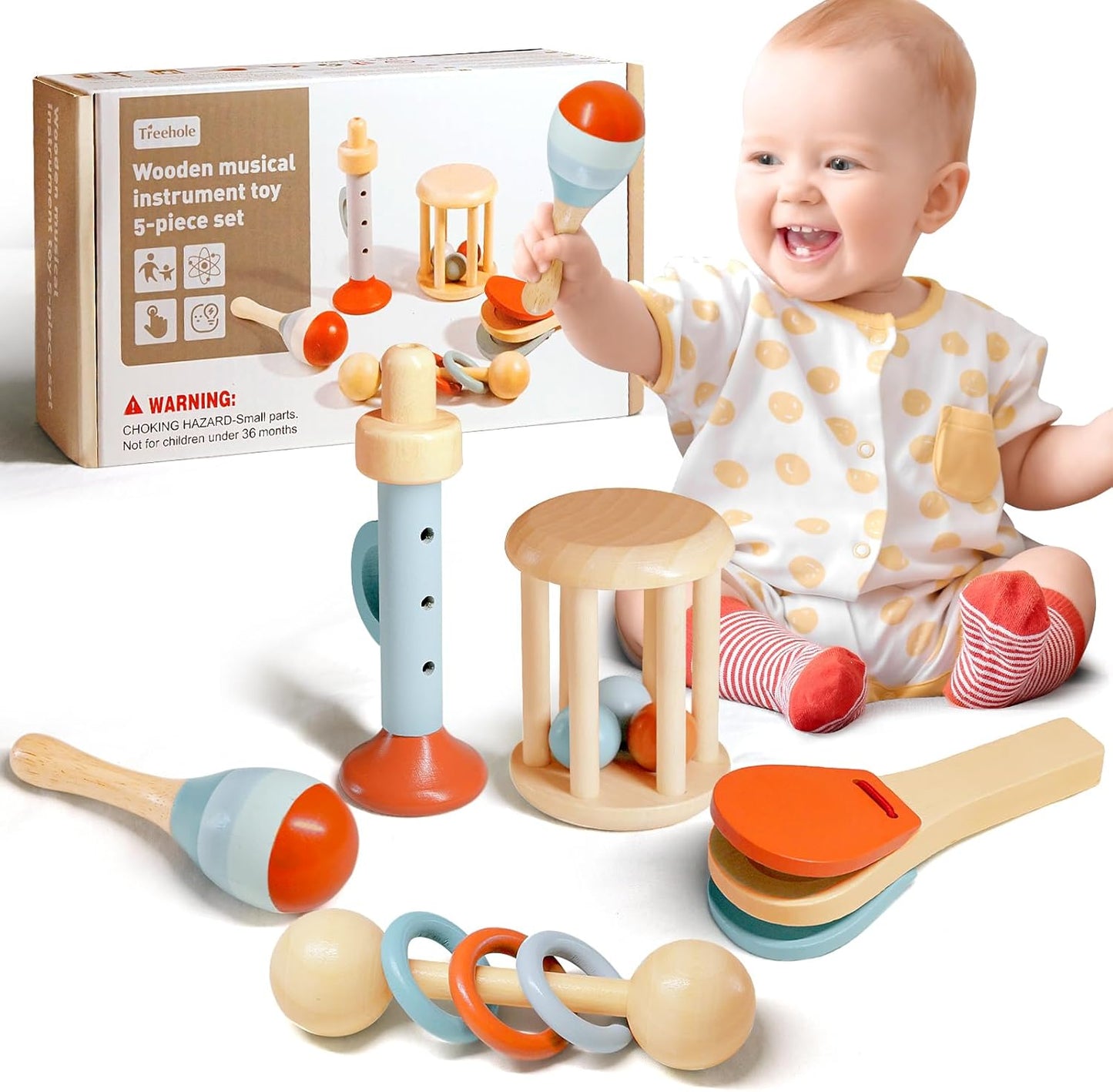 Baby Holz Musikspielzeug