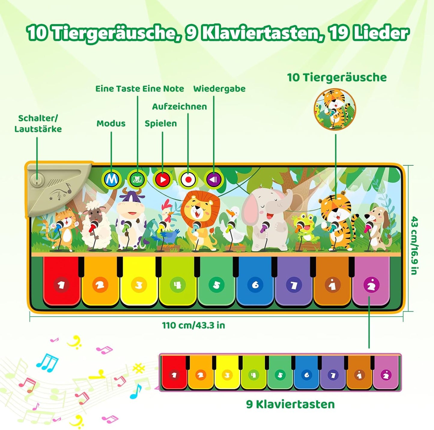 Tapis musical pour enfants