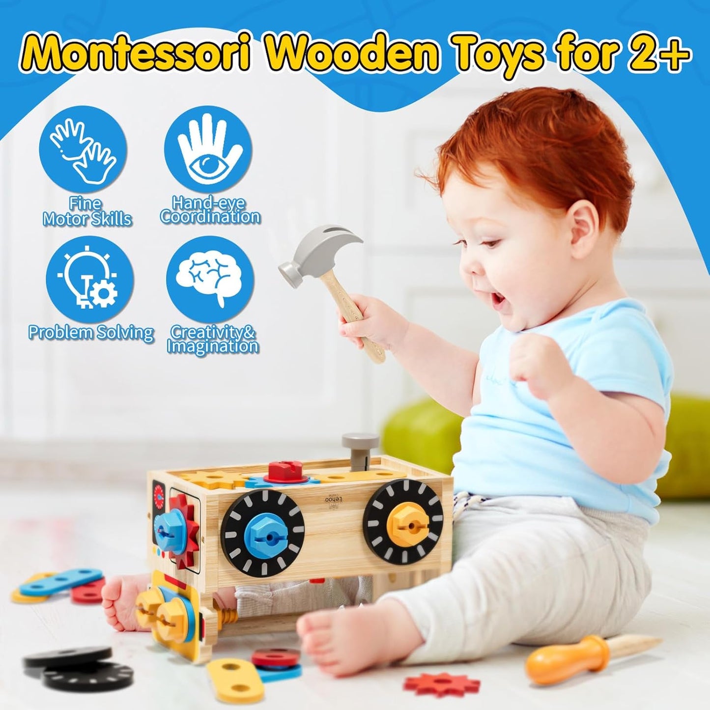 Werkzeugkoffer Kinder aus Holz