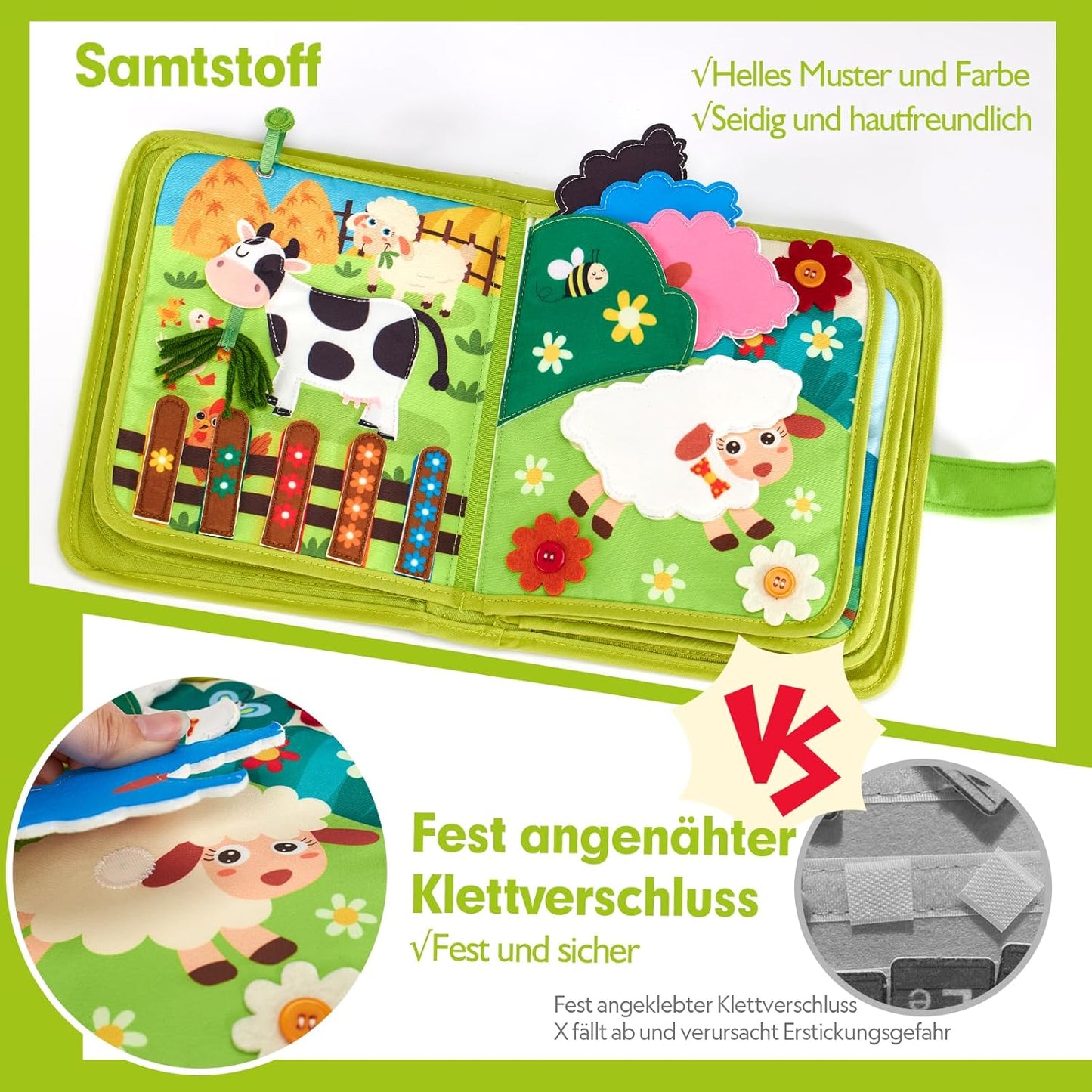Quiet Book mit Bauernhof Thema