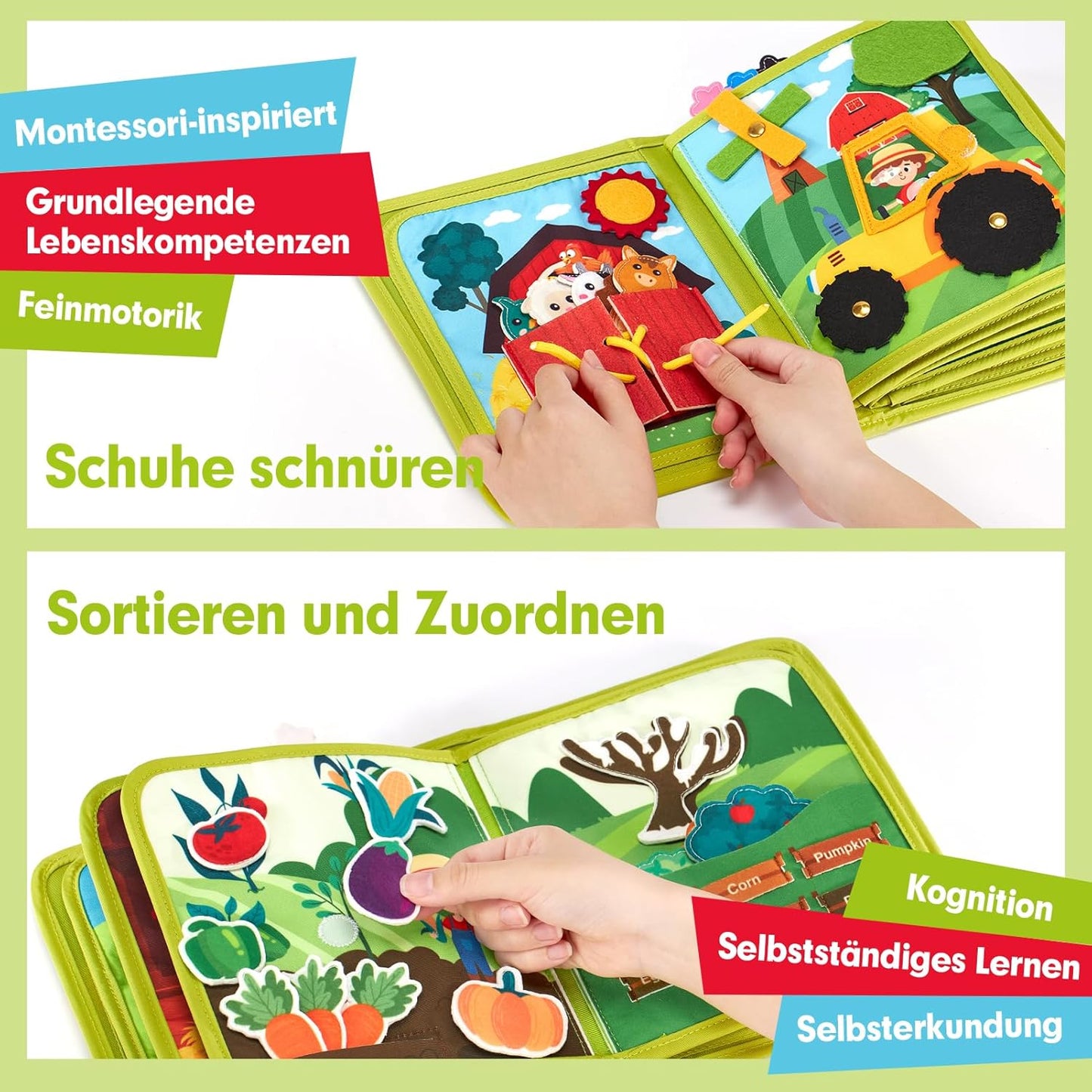 Quiet Book mit Bauernhof Thema