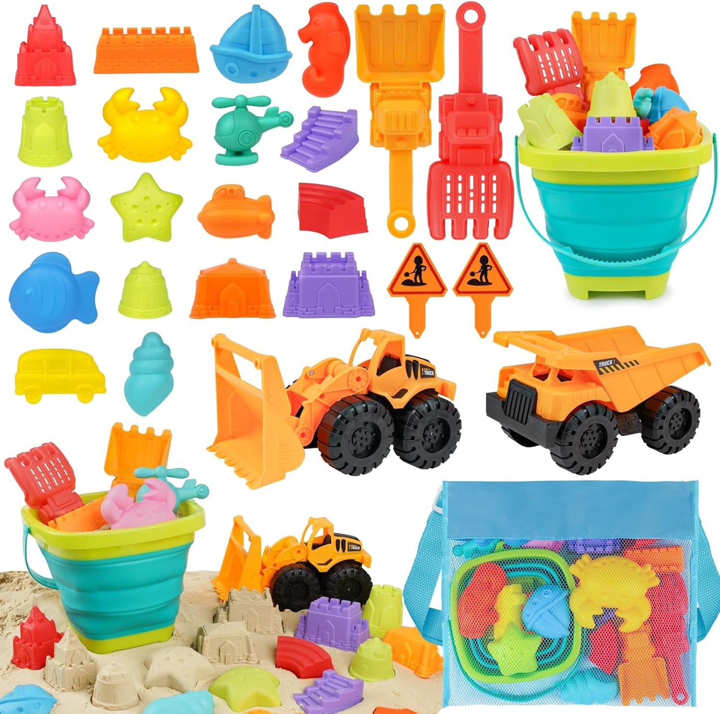 Sand molds sand shovel children