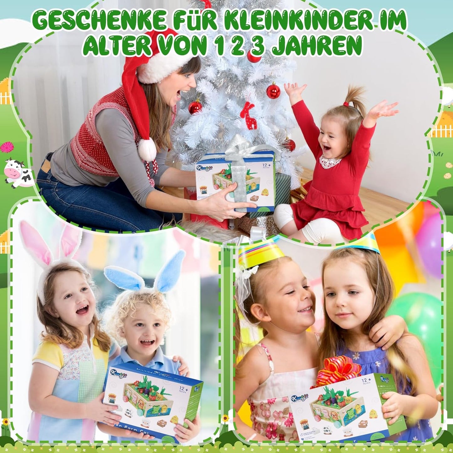 Montessori Karotten Steckspiel