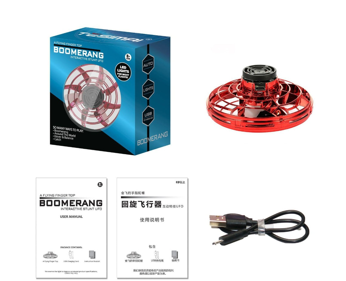 Mini drone avec LED et jeu de vol – Jouet interactif pour enfants et adultes