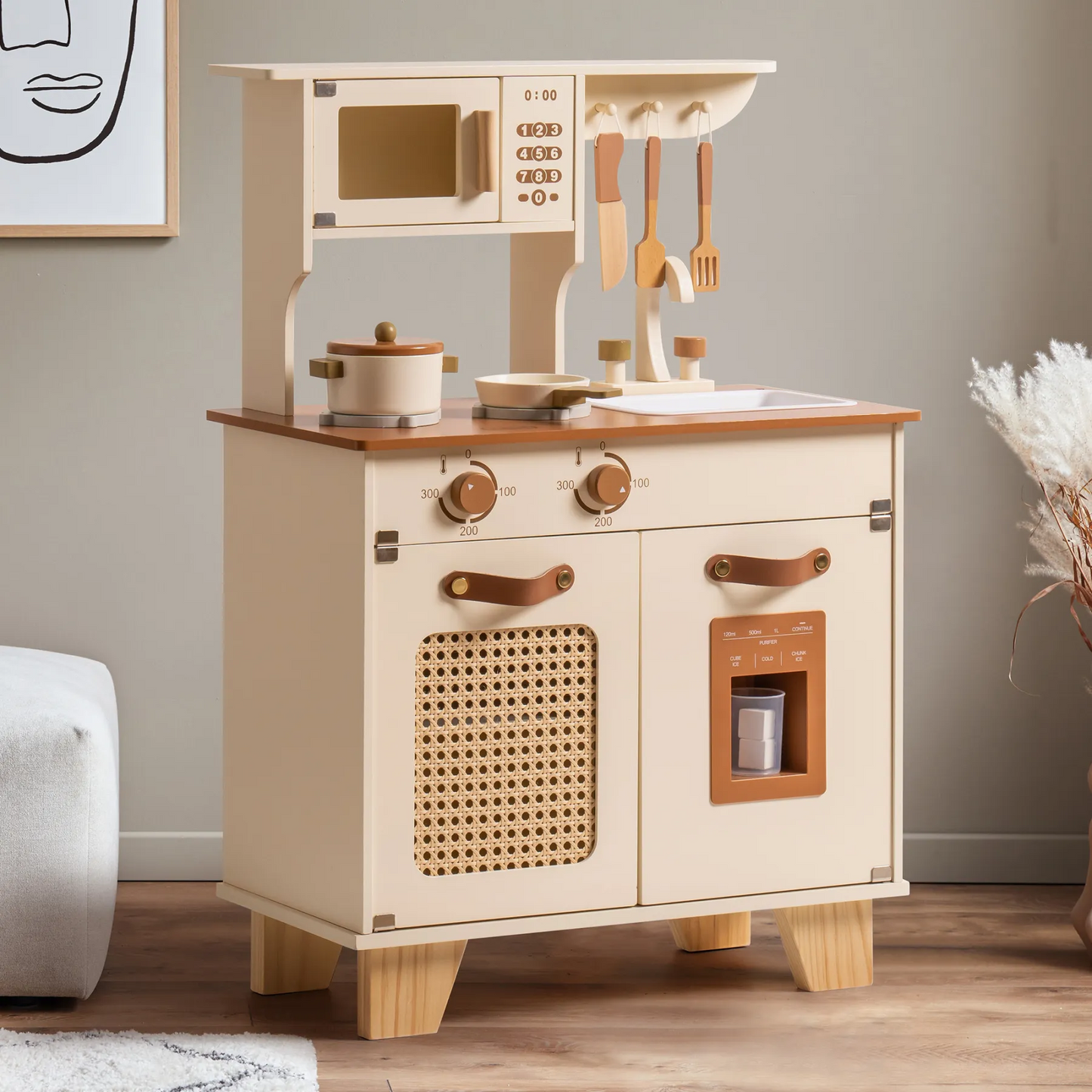 Montessori Holz Spielküche