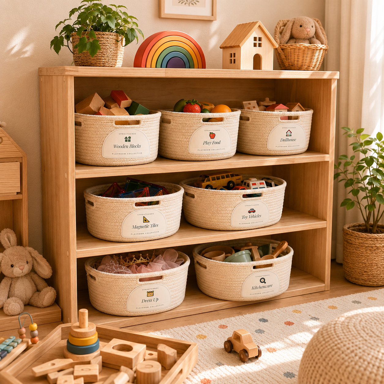 5-in-1 Montessori Frühförderungs-Set | Emotionen, Klassifizierung, Kunst, Ordnung & Entdecken