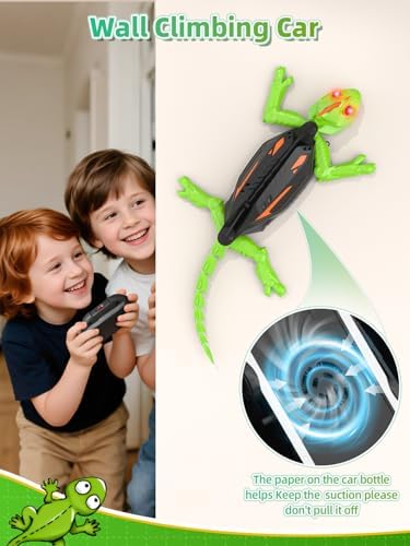 RC Gecko 2-in-1 Wandkletterer und Bodenflitzer mit LED-Augen ab 3 Jahre
