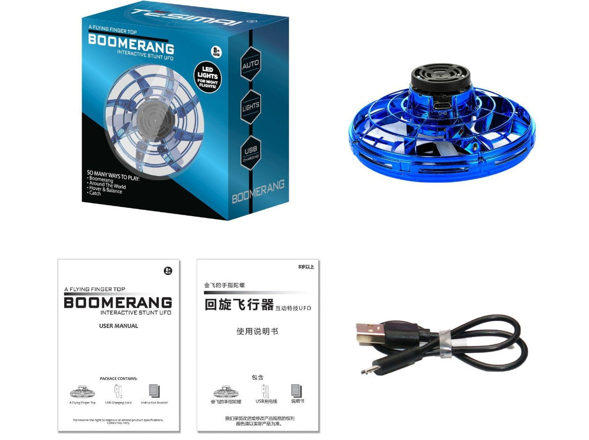 Mini drone avec LED et jeu de vol – Jouet interactif pour enfants et adultes