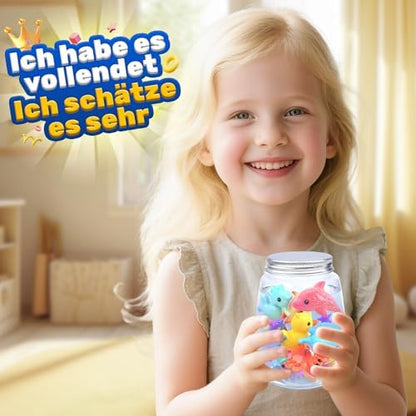 Magisches Wassergelset – DIY Wassertiere basteln ab 4 Jahren