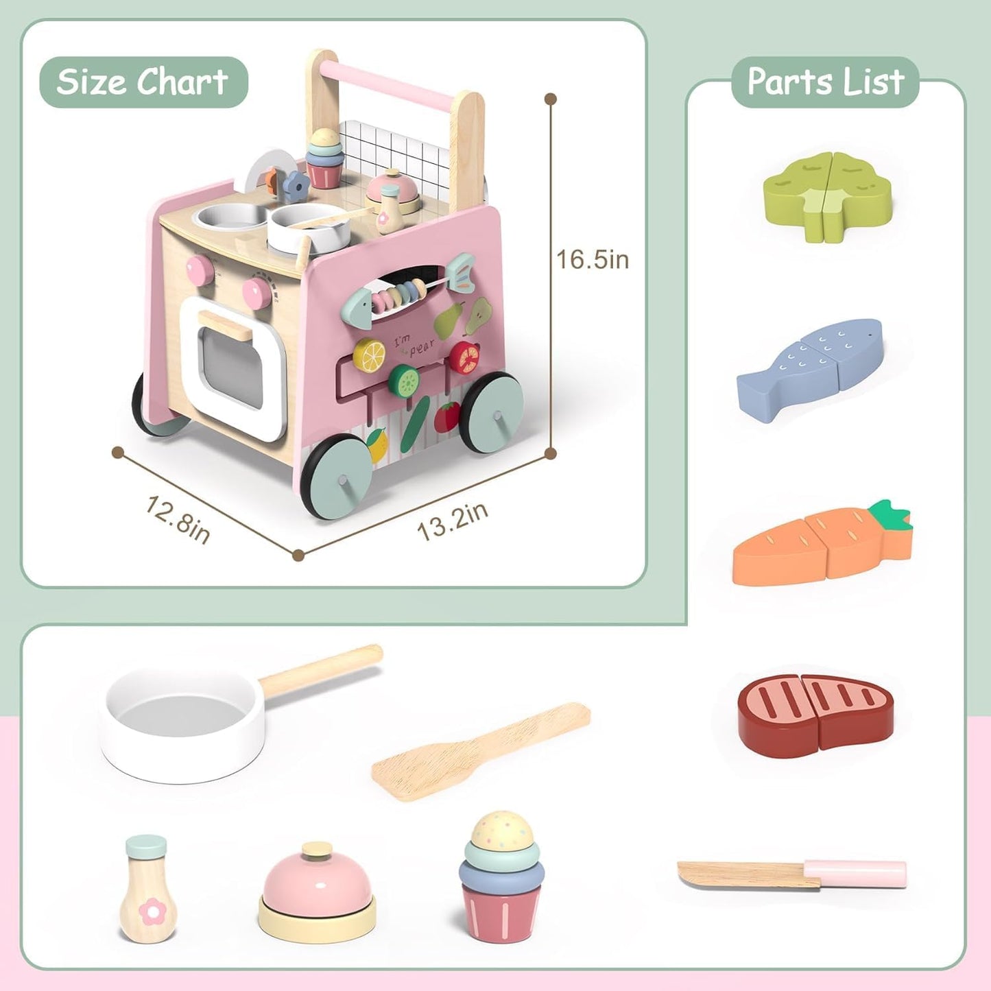 Porteur pour bébé en bois