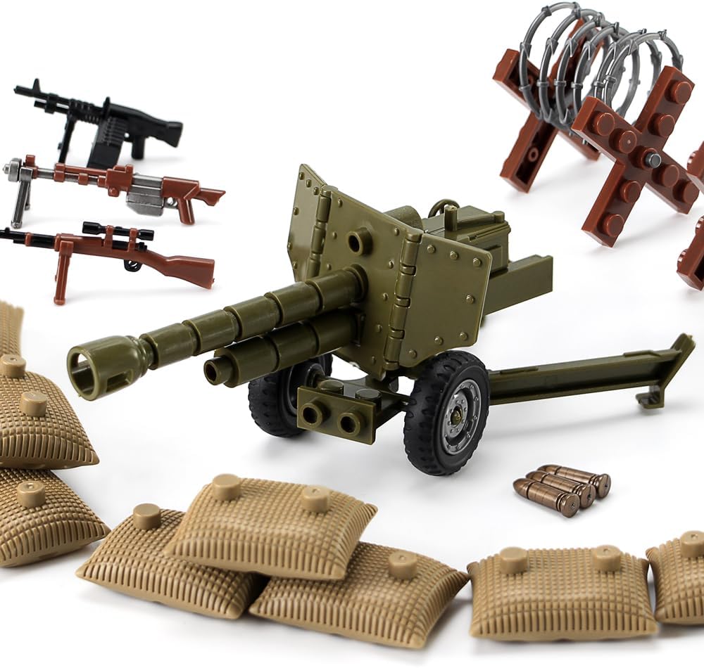 WW2 Waffen Pack US Armee Bausteine Set Militär Kit für Soldaten Figuren