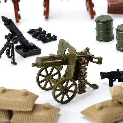 WW2 Waffen Pack US Armee Bausteine Set Militär Kit für Soldaten Figuren