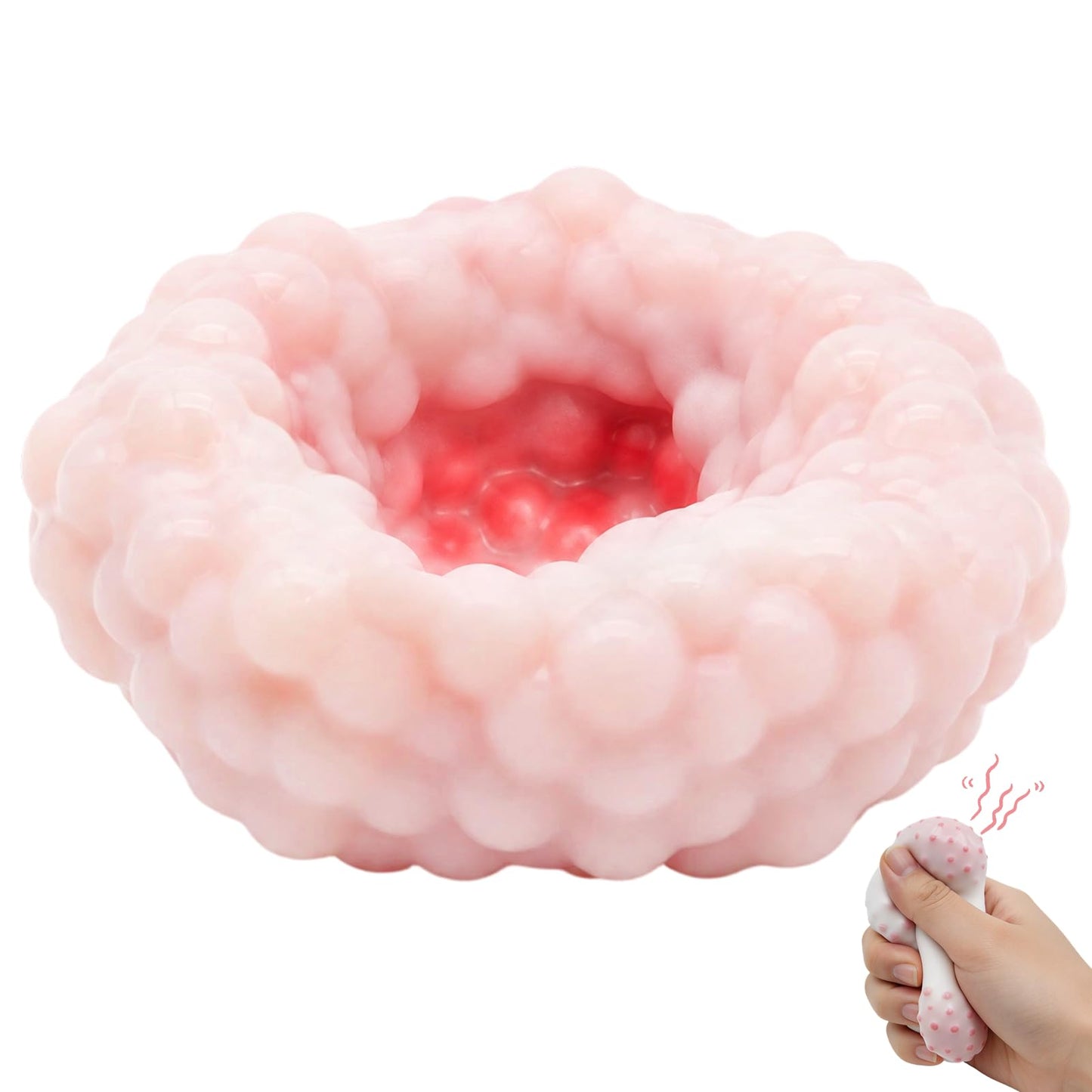 Stressball Eiswürfel, Weiche Squishy Eiswürfel Fidget Toy