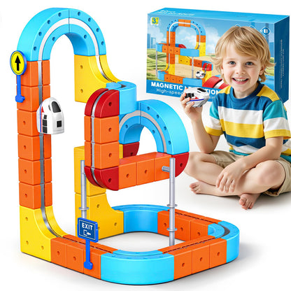 80 Pcs Cube Track Magnetische Block