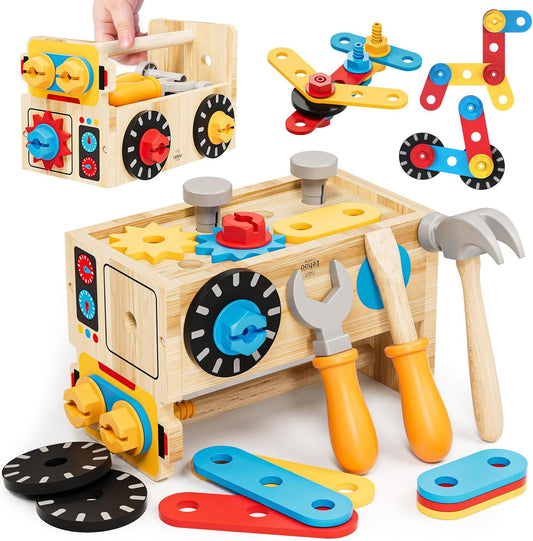 Werkzeugkoffer Kinder aus Holz