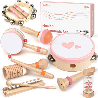 Instruments de musique en bois pour enfants – à partir de 2 ans