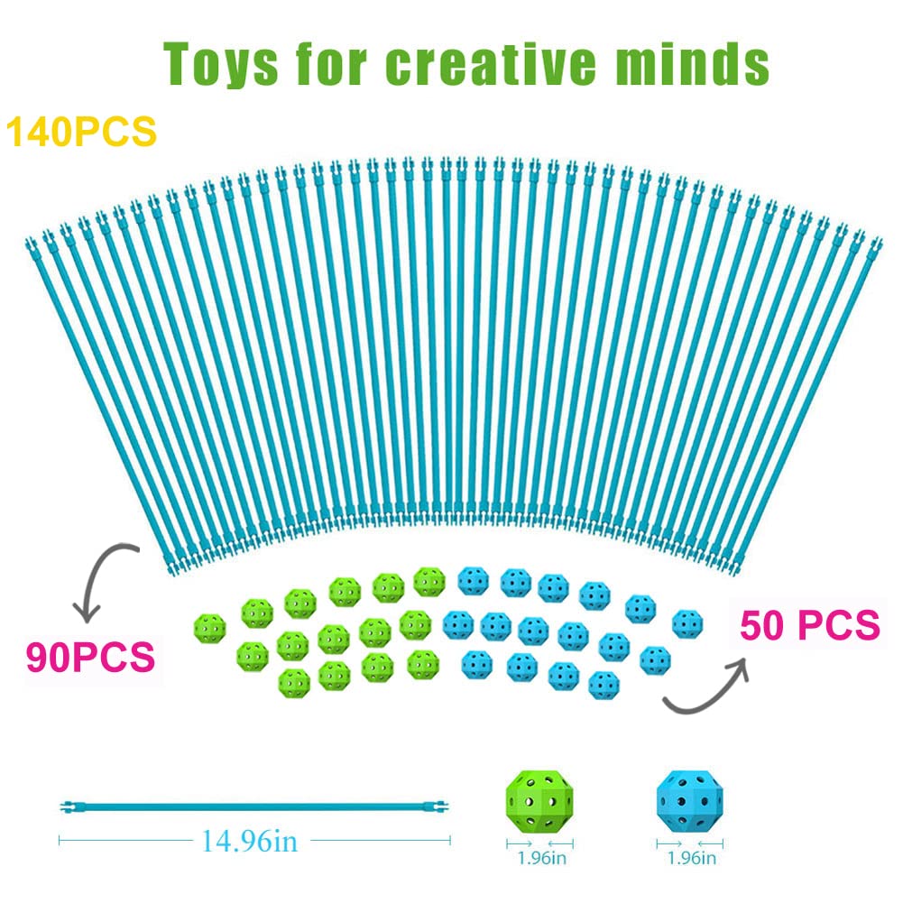 140pcs DIY Konstruktionsspielzeug Set