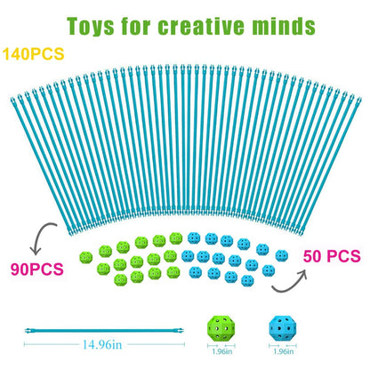 140pcs DIY Konstruktionsspielzeug Set