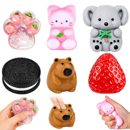 2 Stück Panda Squishy,Panda Squishies,Panda-Quetschspielzeug,Squishy Tiere