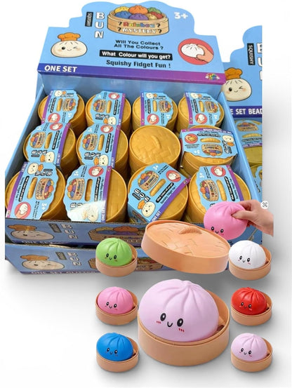 XXL Squishy Dumpling Viral Mystery Trend Überraschung Spielzeug zum Drücken & Kneten, Langsam Rückfedernd +Heartglobal Versandschutz