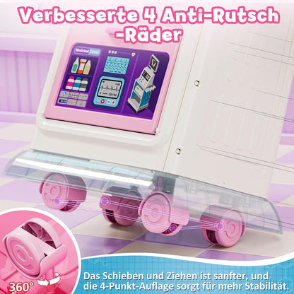 Kinder Arztkoffer mit Arztwagen, Licht & Sound – Doktorspiel ab 3 Jahren