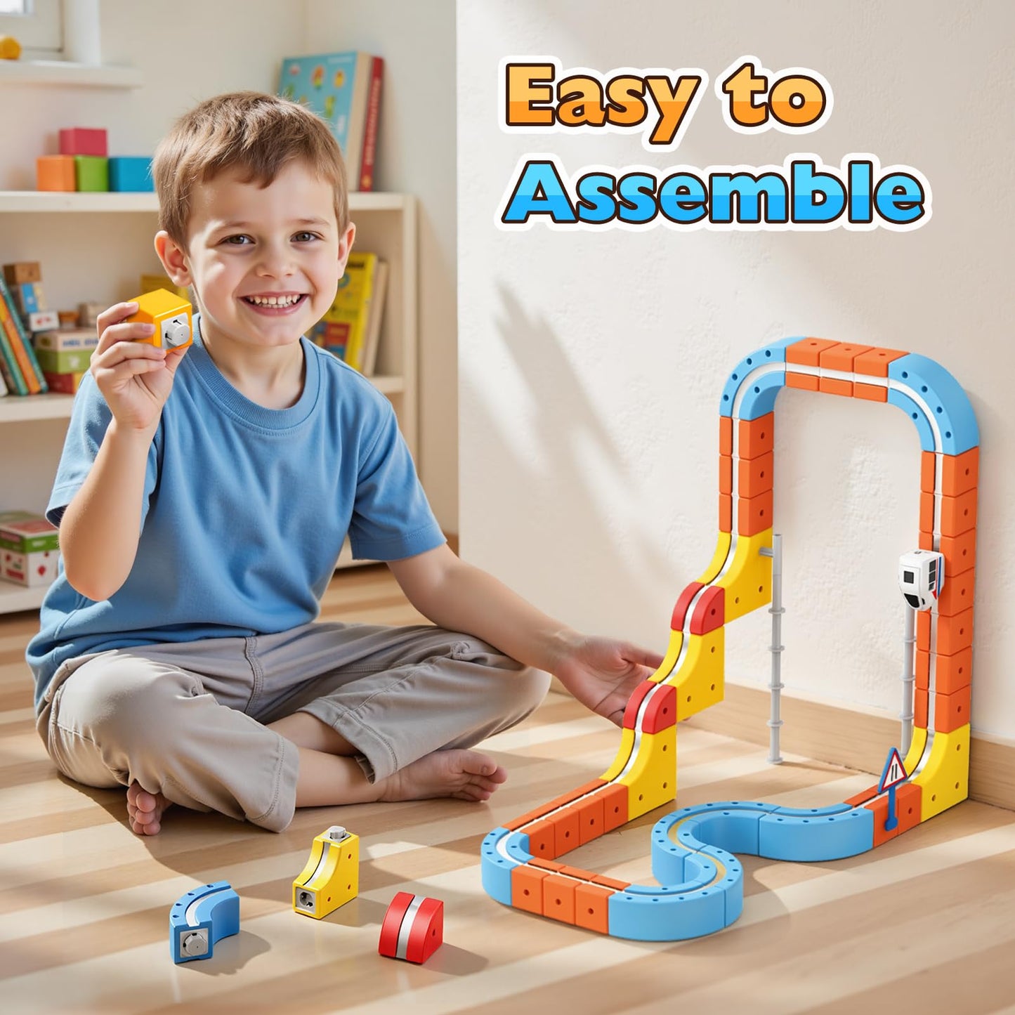 80 Pcs Cube Track Magnetische Block