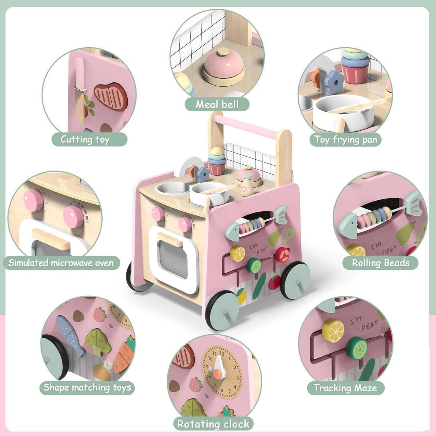 Porteur pour bébé en bois
