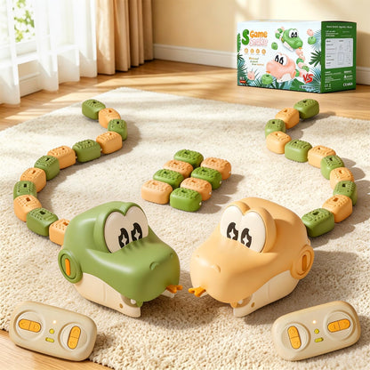 2 Set Wiederaufladbarer Magnet Schlangenzug Eisenbahn Spielzeug für Kinder