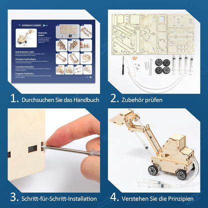 6-in-1 STEM Experimentierkasten Physik – Baukasten ab 8 Jahre mit Anleitung