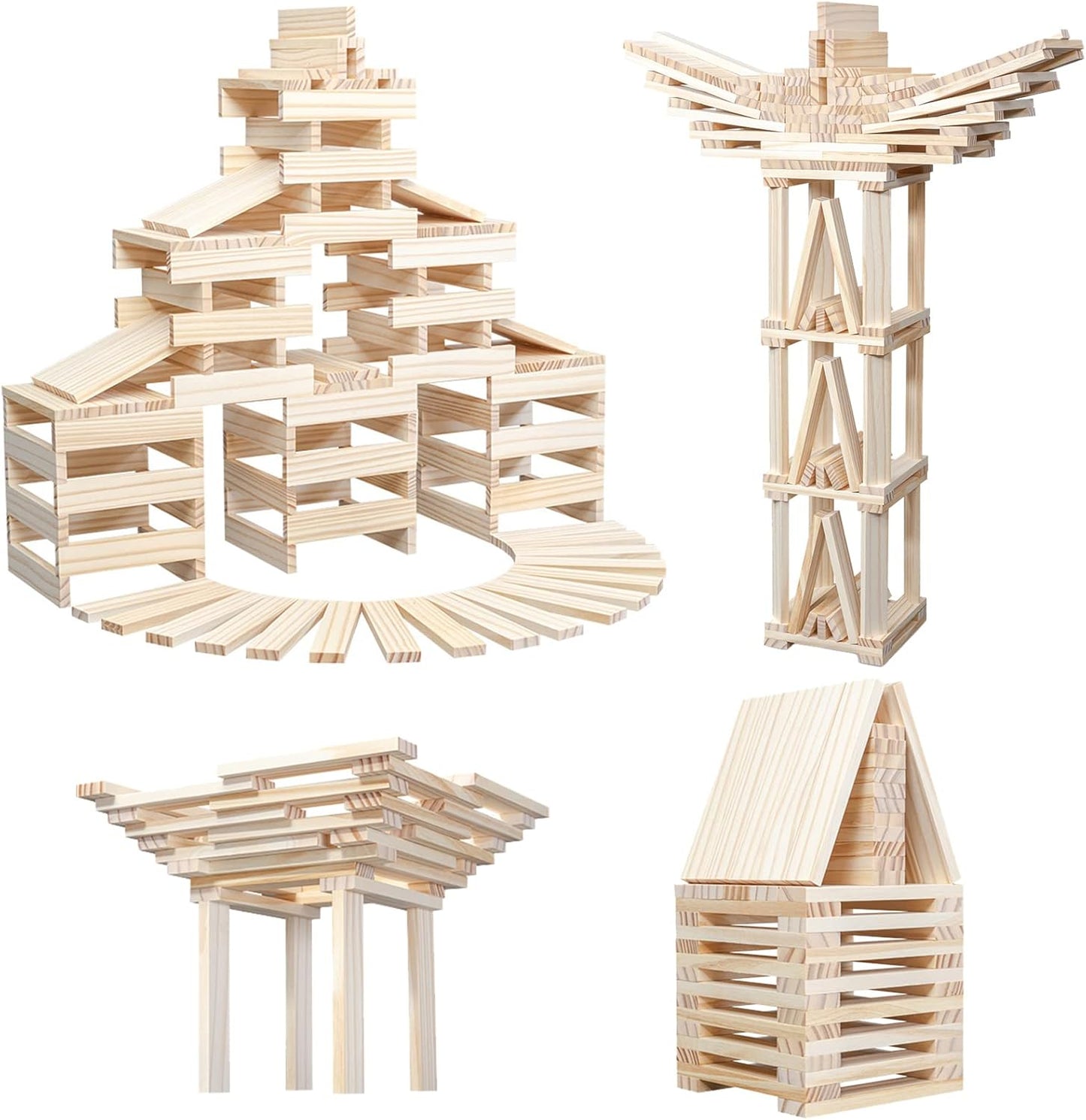 Holz-Gleichgewichtsbausteine aus Kiefernholz
