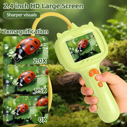 IP67 Endoskopkamera für Kinder – 1m Kabel, 2,4" IPS-Display & 8 LED