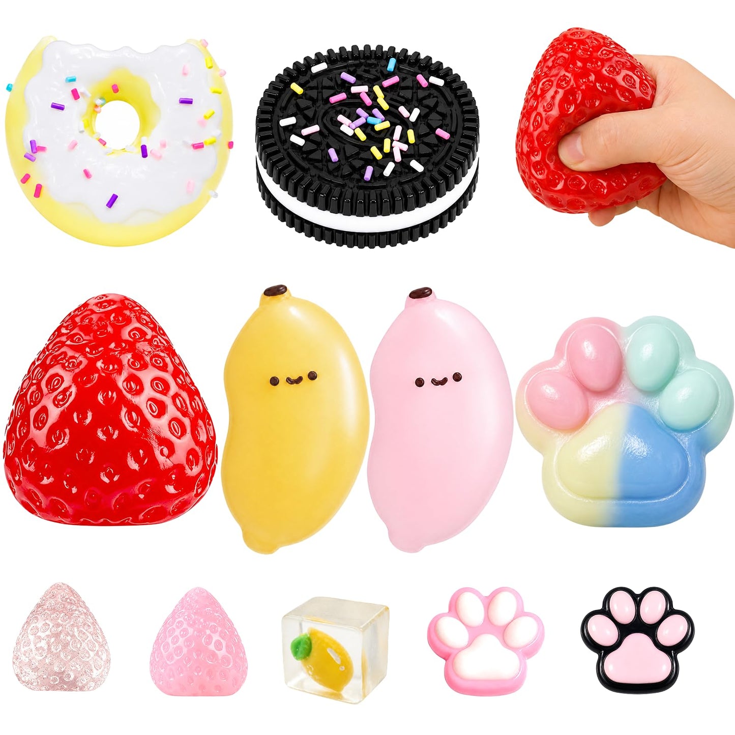 2 Stück Panda Squishy,Panda Squishies,Panda-Quetschspielzeug,Squishy Tiere