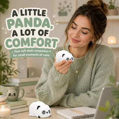 2 Stück Panda Squishy,Panda Squishies,Panda-Quetschspielzeug,Squishy Tiere