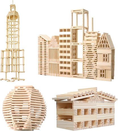 Holz-Gleichgewichtsbausteine aus Kiefernholz