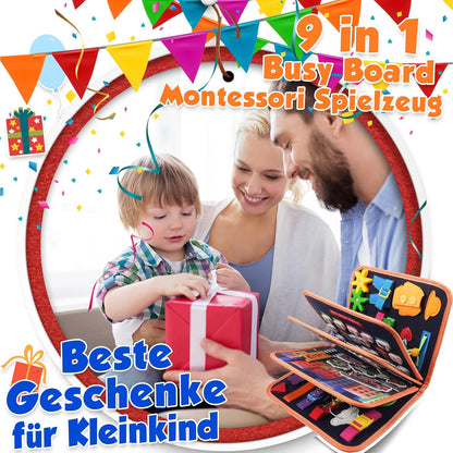 9-in-1 Bauernhof Busy Board – Montessori Activity Book ab 1 Jahr