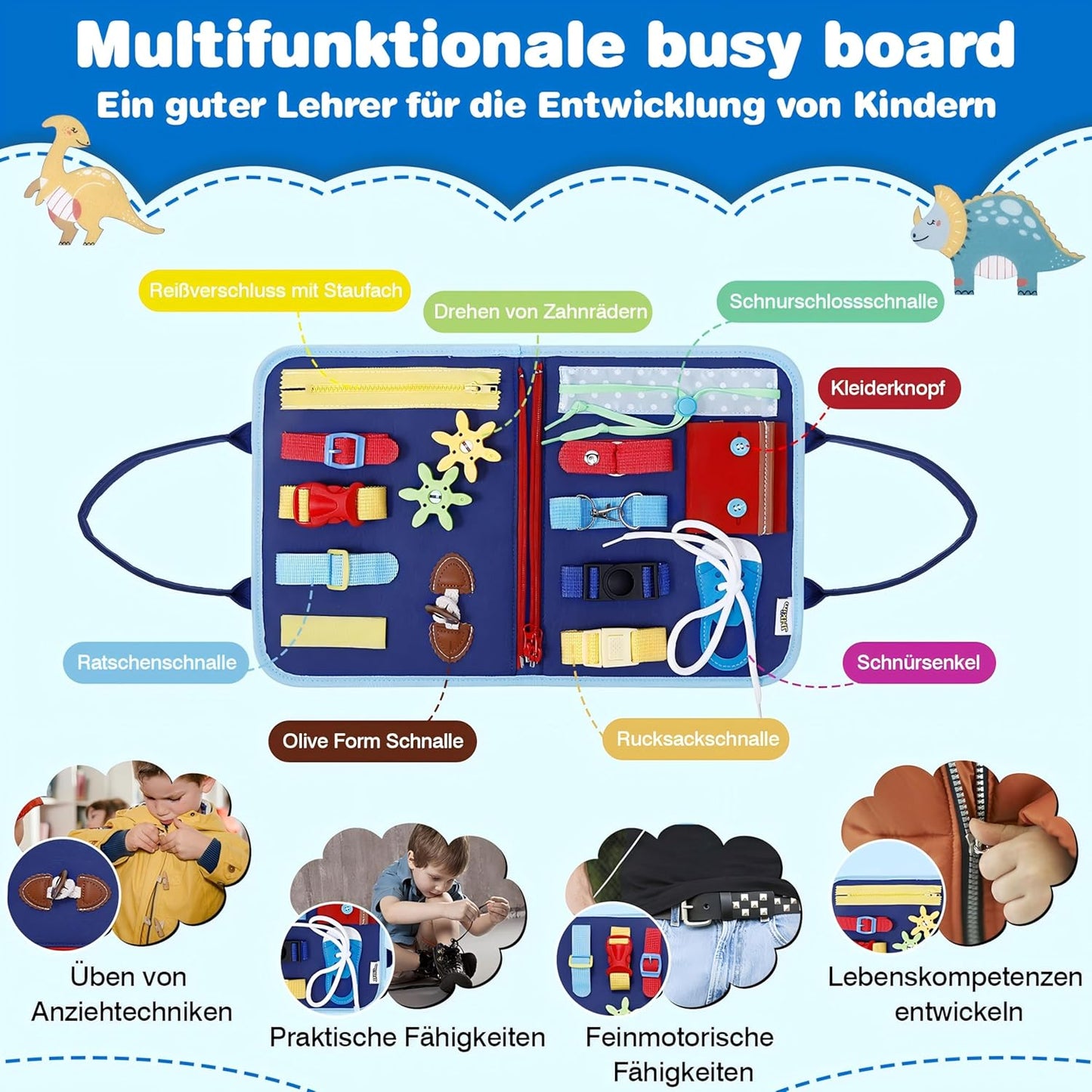 Lernspielzeug Activity Board