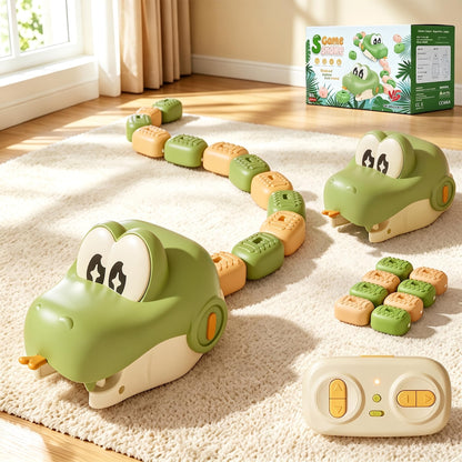 2 Set Wiederaufladbarer Magnet Schlangenzug Eisenbahn Spielzeug für Kinder