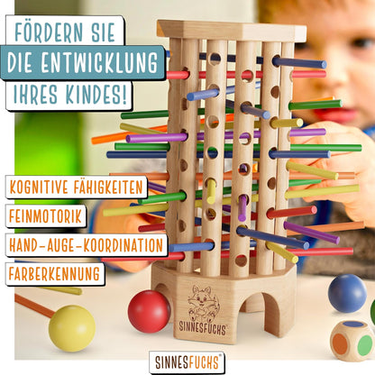 Farblernturm Holzspielzeug