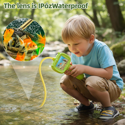 IP67 Endoskopkamera für Kinder – 1m Kabel, 2,4" IPS-Display & 8 LED