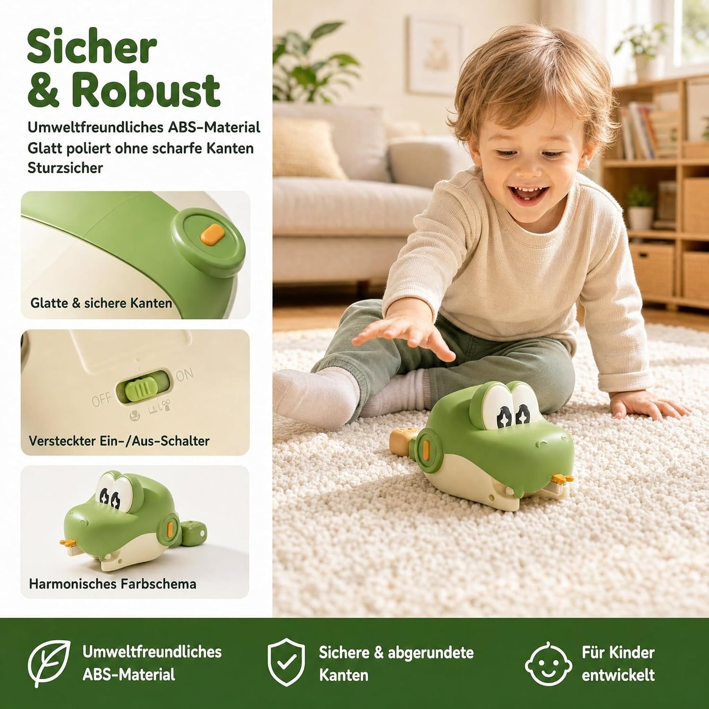 2 Set Wiederaufladbarer Magnet Schlangenzug Eisenbahn Spielzeug für Kinder