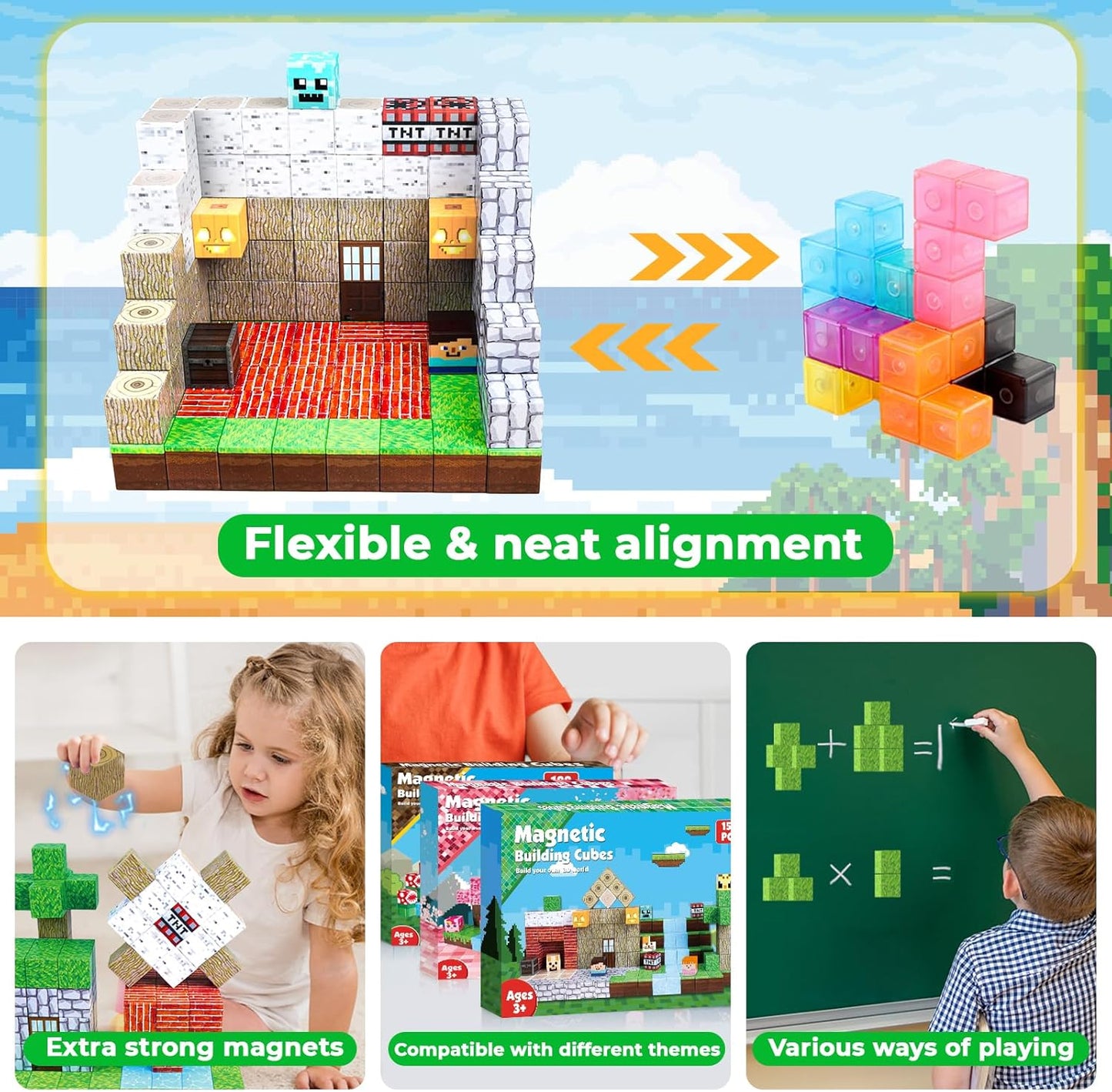 Magnetic building blocks original 