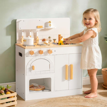 Holz Spielküche mit Pizzaofen & Zubehö