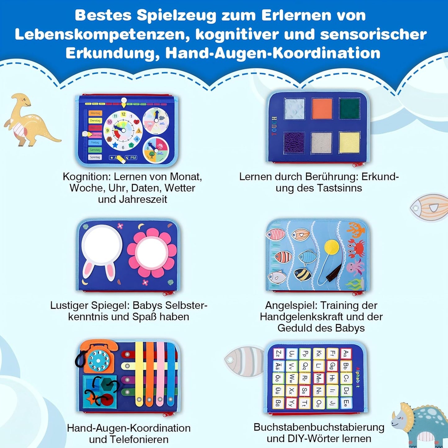 Lernspielzeug Activity Board