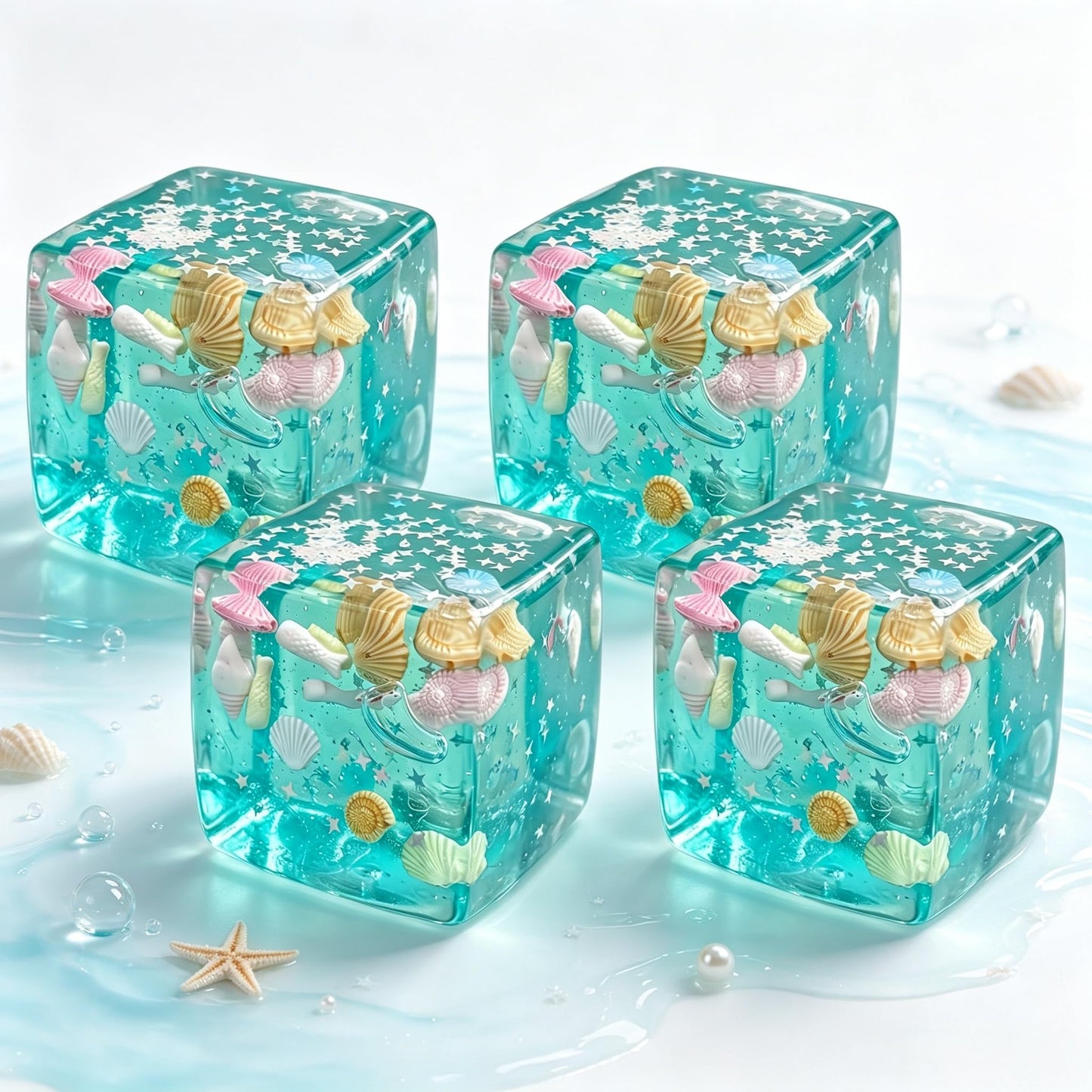 Squishy Würfel Anti Stress Spielzeug, Fidget Toys Stressball (2#Rosa*1pc)