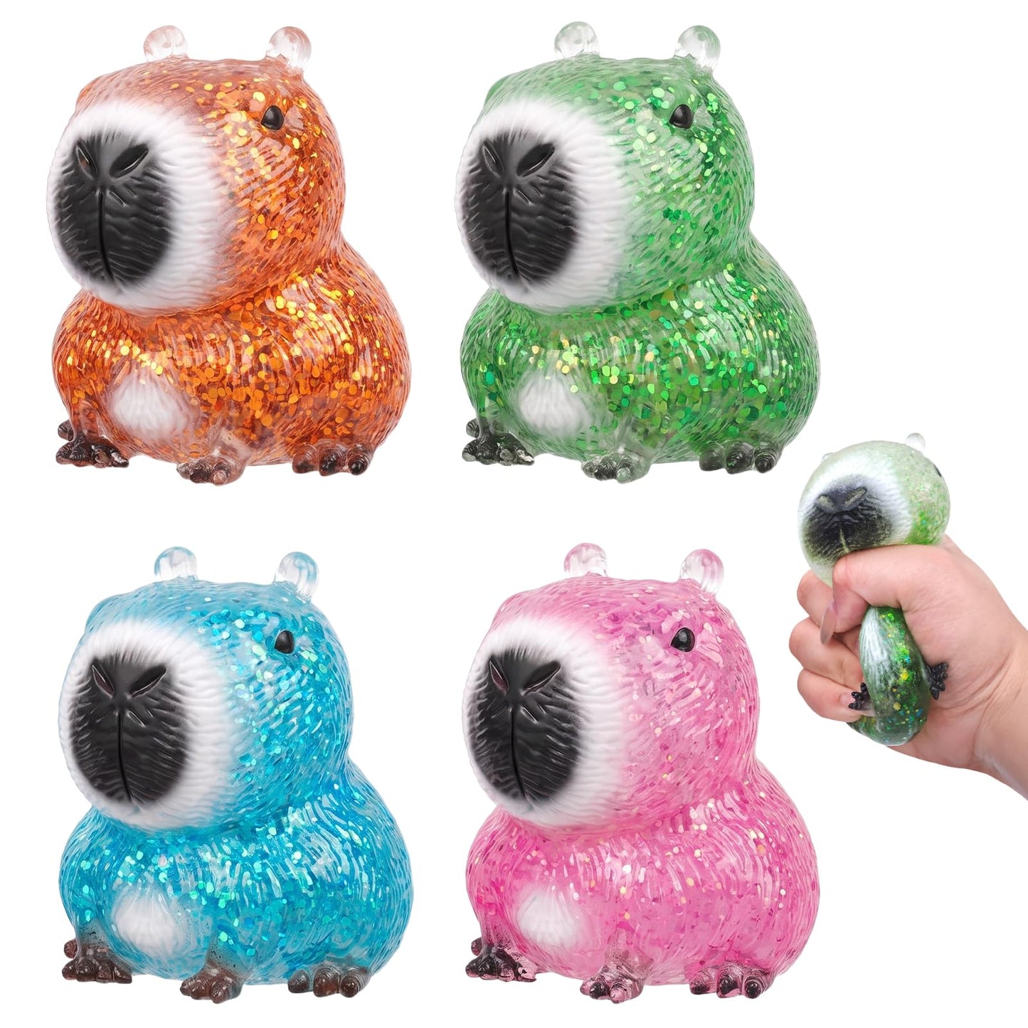 2 Stück Panda Squishy,Panda Squishies,Panda-Quetschspielzeug,Squishy Tiere
