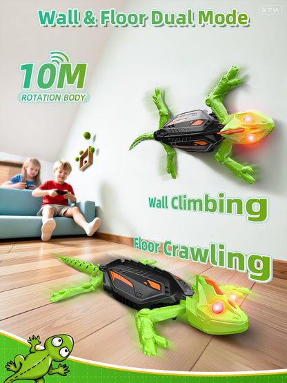 RC Gecko 2-in-1 Wandkletterer und Bodenflitzer mit LED-Augen ab 3 Jahre