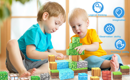 Magnetische Bausteine – STEM Montessori Spielzeug für Kinder