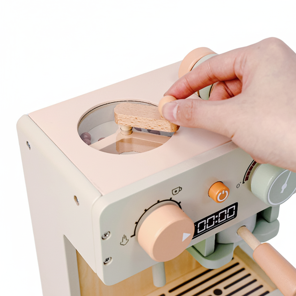 Kinder-Kaffeemaschine Detail