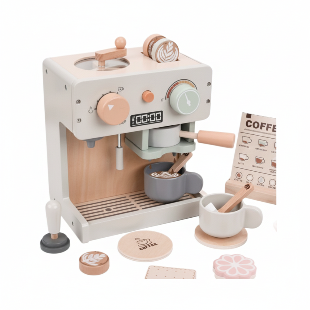Kinder-Kaffeemaschine Set